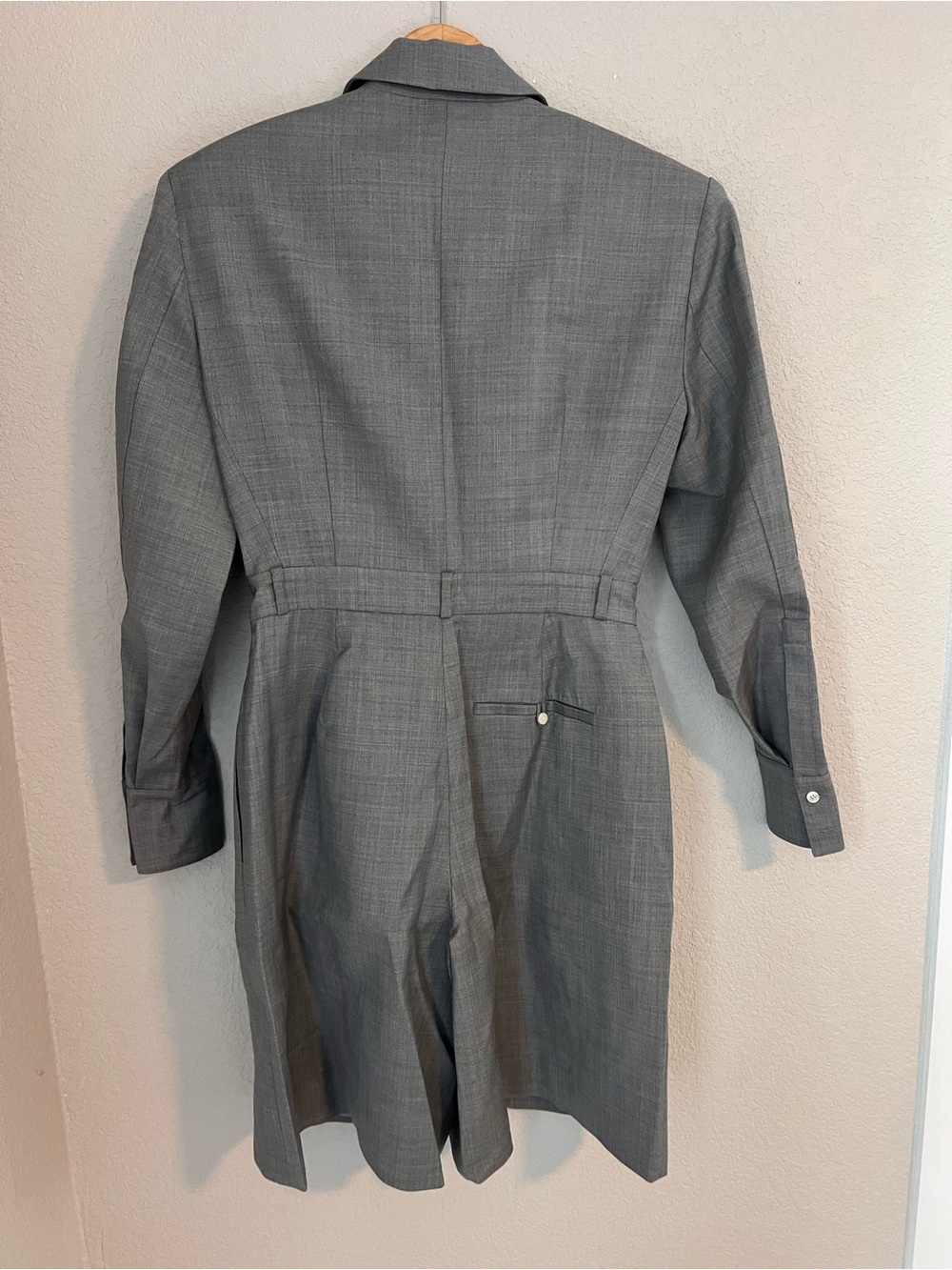 ELSA Gray Tailored Blazer Romper - Picture 2 of 4